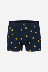 Boxer bleu marine à motifs banane